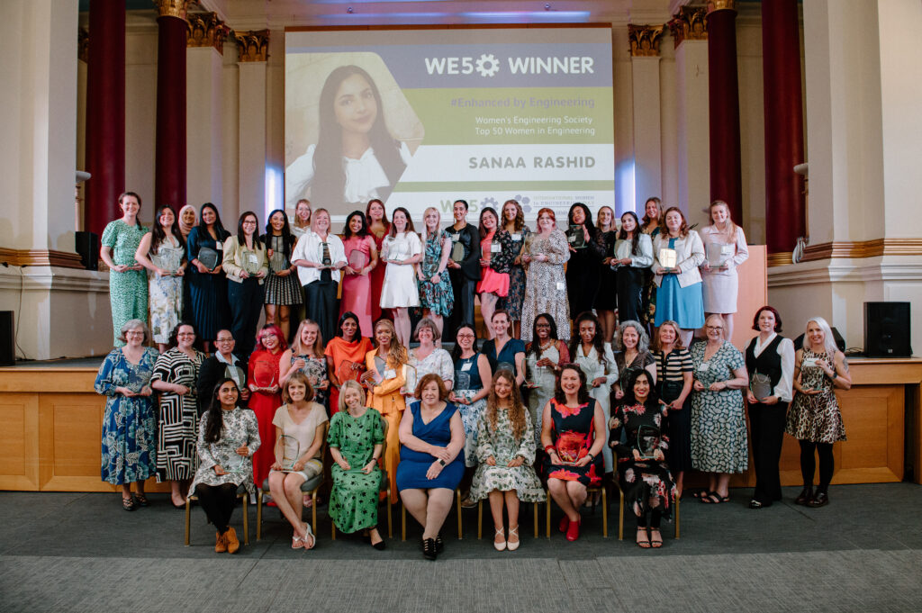 full group photo of all 50 2025 WE50 winners